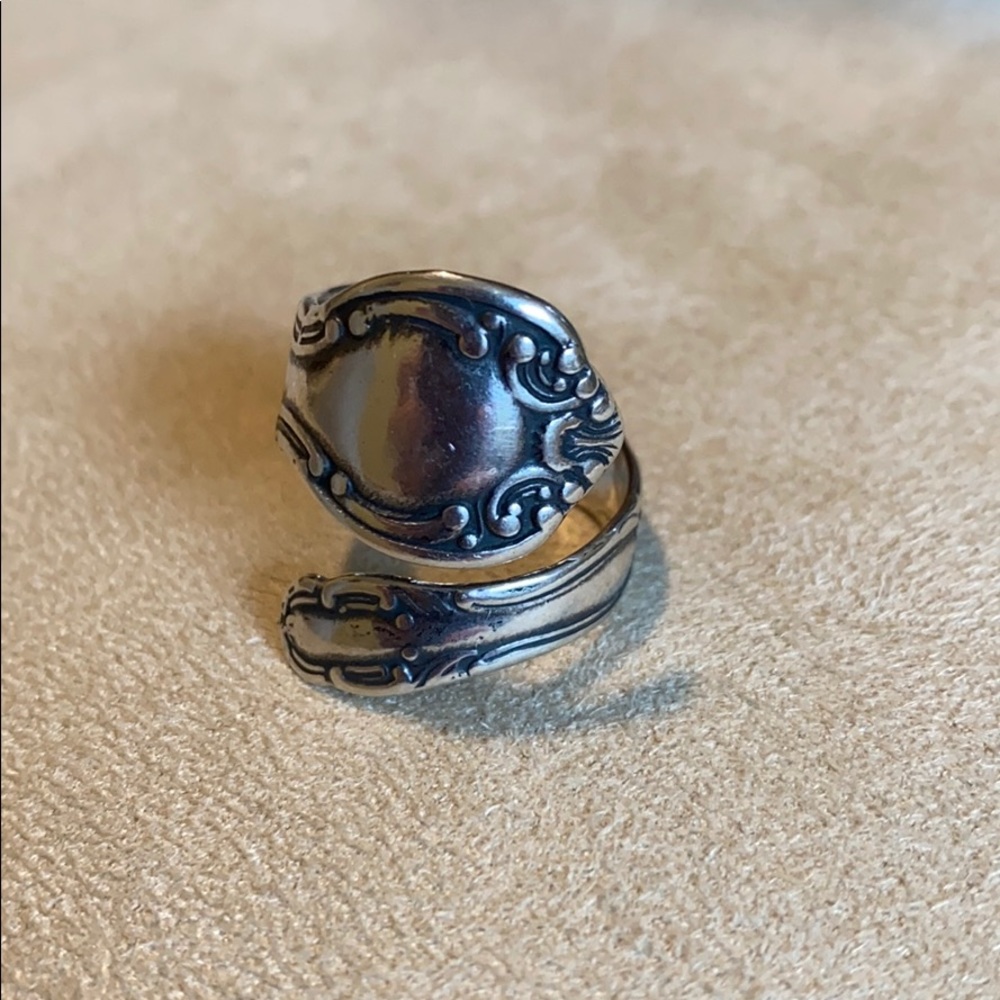 Sterling Silver Spoon Ring